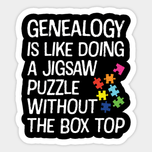 Genealogy Sticker